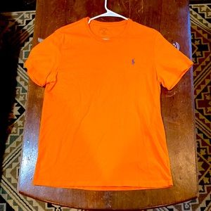 Large, Orange Polo by Ralph Lauren T-Shirt